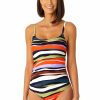 Women Anne Cole | Women'S Shirred Lingerie Maillot One Piece Swimsuit