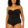 Women Anne Cole | Twist Front Bandeaukini Swim Top