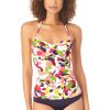 Women Anne Cole | Women'S Twist Front Bandeaukini Swim Top