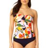 Women Anne Cole | Women'S Twist Front Bandeaukini Swim Top