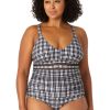 Women Anne Cole | Women'S Trim Triangle One Piece Swimsuit