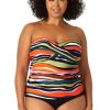 Women Anne Cole | Women'S Twist Front Bandeaukini Swim Top