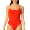 Women Anne Cole | Classic Lingerie Maillot One Piece Swimsuit