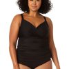 Women Anne Cole | Women'S Twist Front Underwire Tankini Swim Top