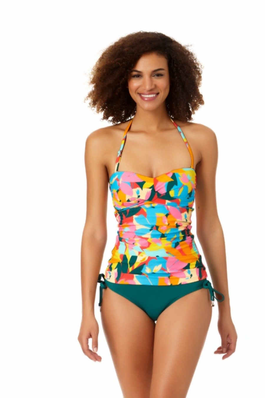 Women Anne Cole | Twist Front Bandeaukini Swim Top