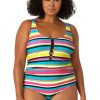 Women Anne Cole | Women'S Center Tab Over The Shoulder One Piece Swimsuit