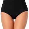 Women Anne Cole | Shirred High Waist Tummy Control Bottom