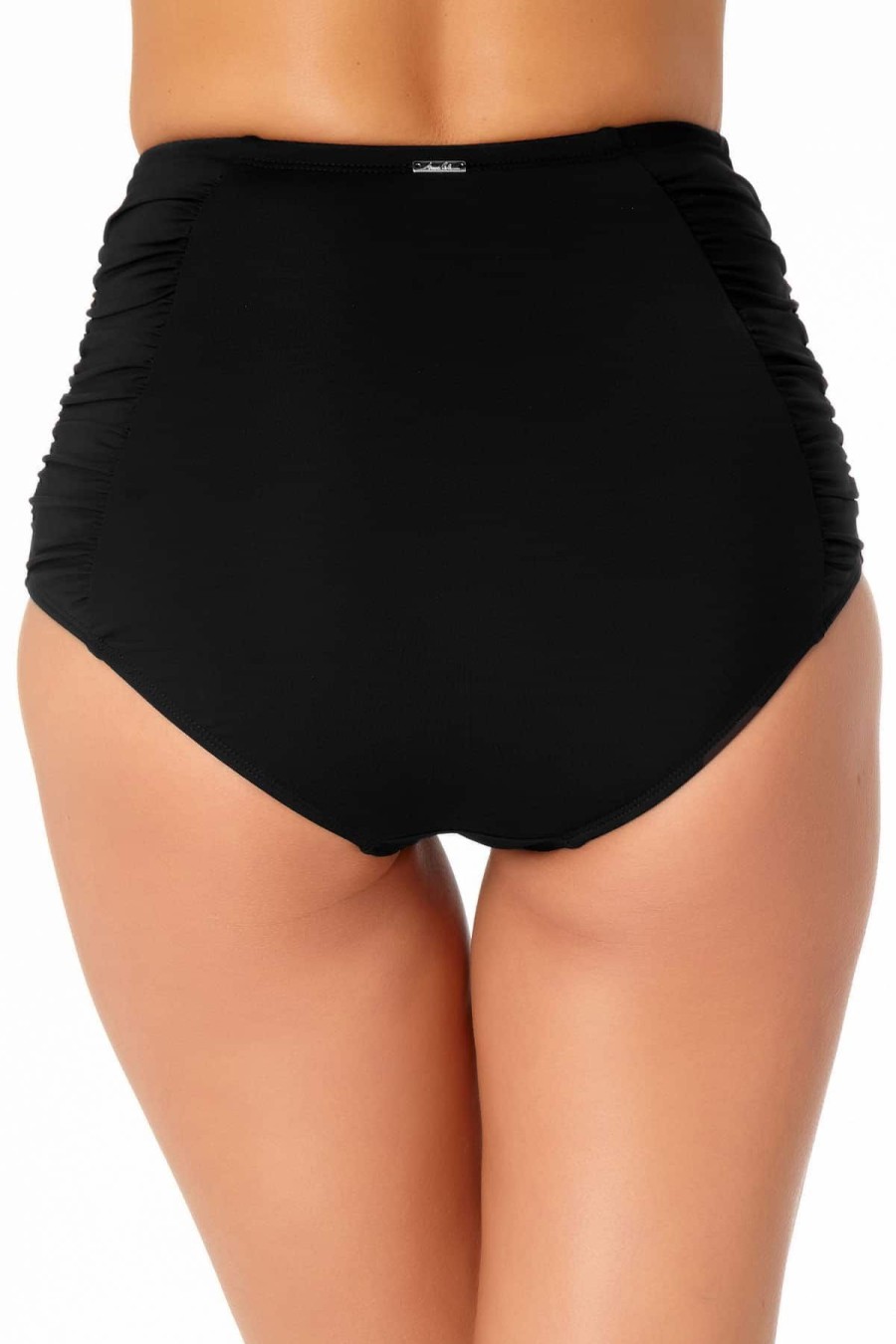 Women Anne Cole | Shirred High Waist Tummy Control Bottom