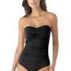 Women Anne Cole | Twist Front Shirred One Piece