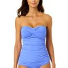 Women Anne Cole | Women'S Live In Color Twist Front Bandeaukini Swim Top