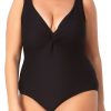 Women Anne Cole | Twist Front One Piece Swimsuit