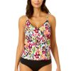 Women Anne Cole | Women'S Sun Blossom Easy Triangle Tankini Swim Top