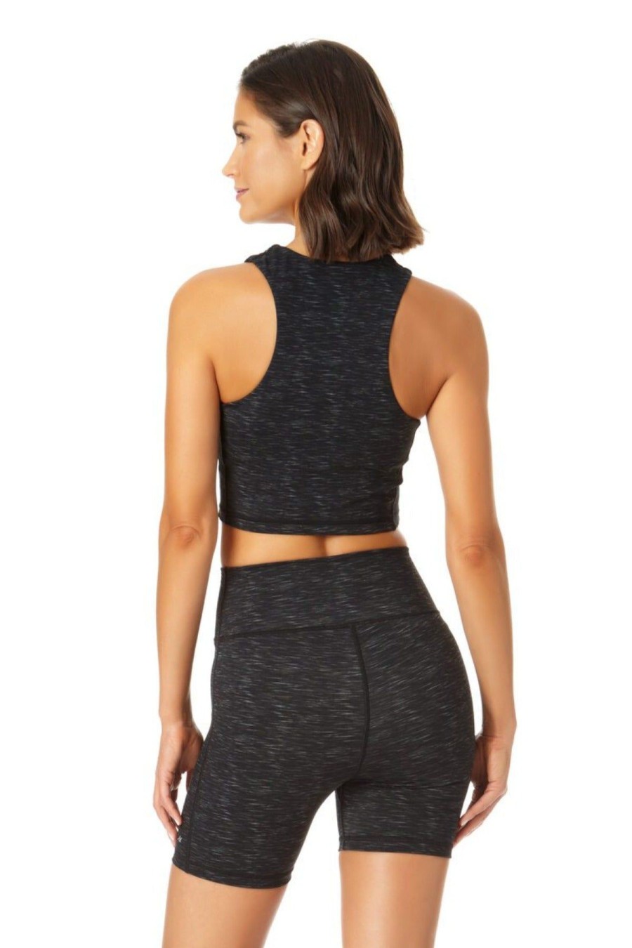 Women Anne Cole | Anne Cole Active-Women'S High Neck Crop Top