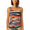 Women Anne Cole | Women'S Ring Strap Asymmetric One Piece Swimsuit