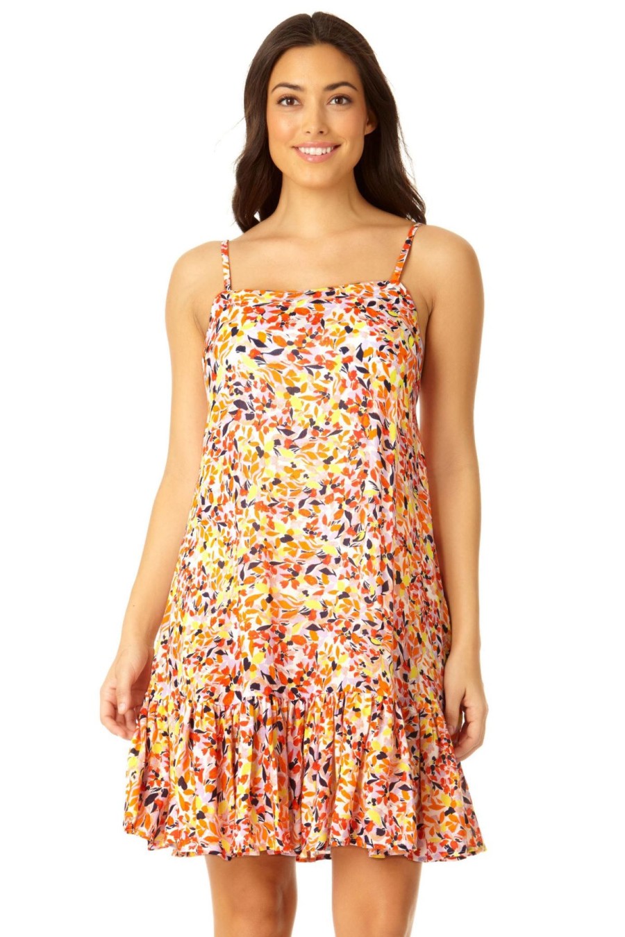 Women Anne Cole | Women'S A Line Dress Swimsuit Cover Up