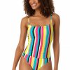 Women Anne Cole | Women'S Shirred Lingerie Maillot One Piece Swimsuit