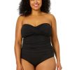 Women Anne Cole | Twist Front Shirred One Piece