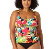 Women Anne Cole | Women'S Easy Ring Tri Tankini Swim Top