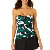 Women Anne Cole | Women'S Desert Bloom Twist Front Bandeaukini Swim Top