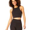 Women Anne Cole | Anne Cole Active-Women'S High Neck Crop Top