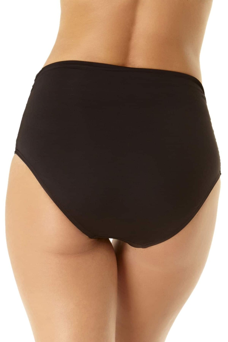 Women Anne Cole | Convertible High Waist Shirred Swim Bottom