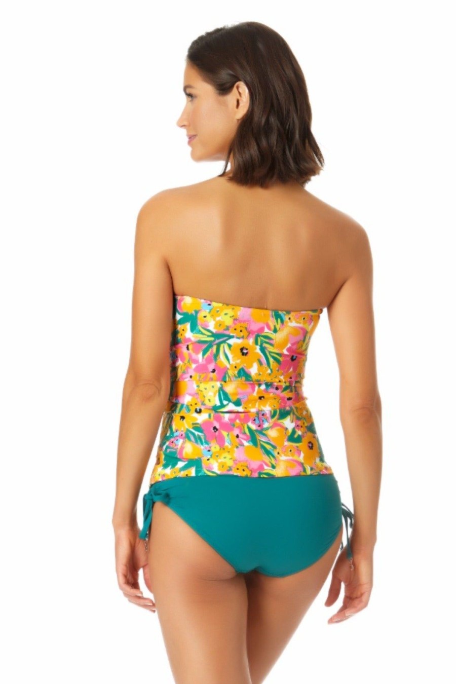 Women Anne Cole | Twist Front Bandeaukini Swim Top