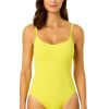 Women Anne Cole | Women'S Live In Color Vintage Lingerie Maillot One Piece Swimsuit