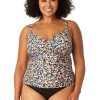 Women Anne Cole | Women'S Twist Front Underwire Tankini Swim Top