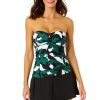 Women Anne Cole | Women'S Desert Bloom Twist Front Bandeaukini Swim Top